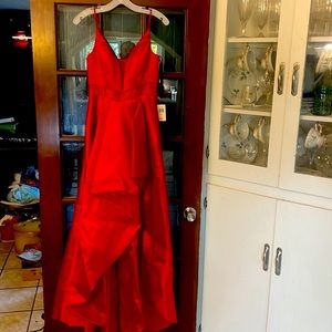 Red prom dress